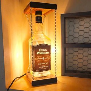 Evan Williams Bottle Lamp